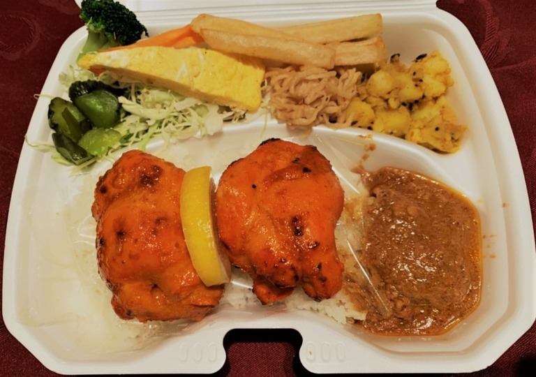 タンドリーチキン弁当 Tandori chiken