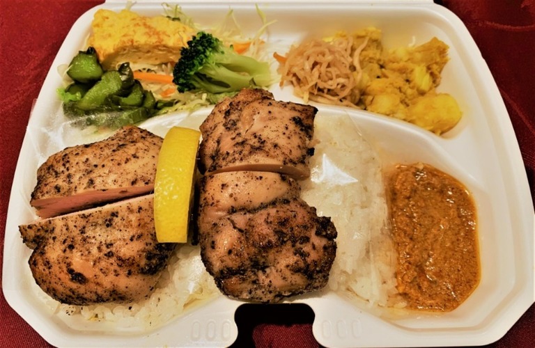 ブラックペッパーチキン弁当 Black Pepper Chiken